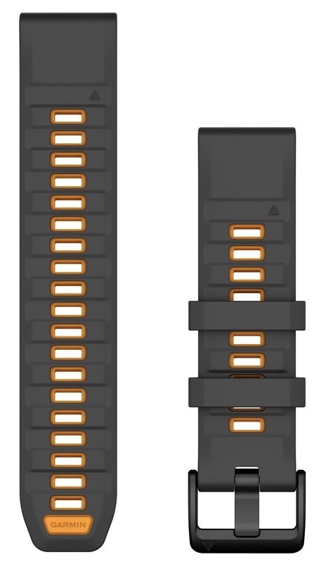 Remienok Garmin QuickFit (22 mm) sivý/oranžový