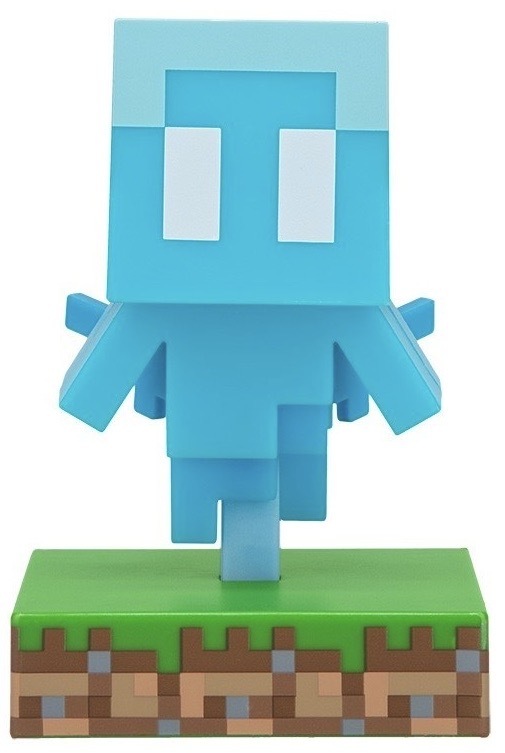 Dekoratívne LED Paladone Icon Light Minecraft - Allay modré/zelené