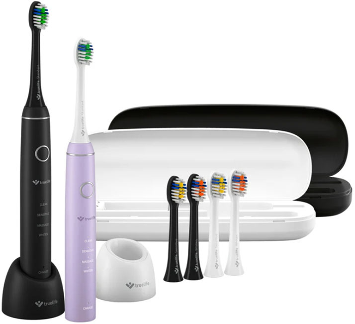 Zubná kefka TrueLife SonicBrush Compact Duo Black / Lavender