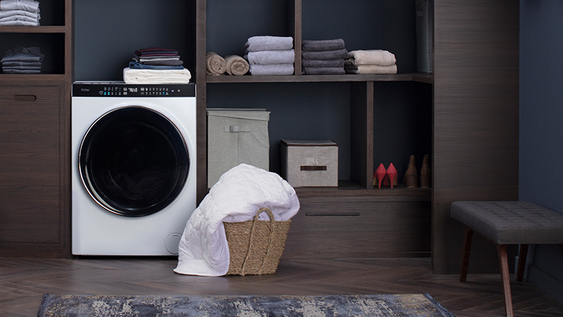 Práčka so sušičkou Haier SuperDrum HWD100BD1499U1N biela Práčka so sušičkou Haier SuperDrum HWD100BD1499U1N biela