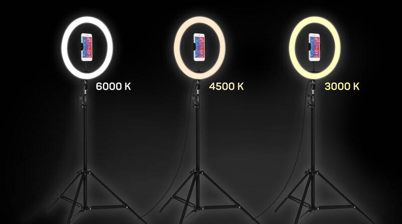 Svetlo Connect IT Selfie12Ring kruhové 12" LED + statív 2,1 m
