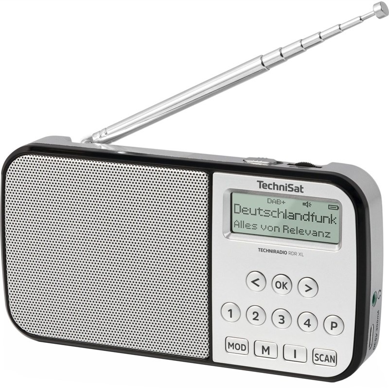 Rádioprijímač s DAB+ Technisat TECHNIRADIO RDR XL strieborný Rádioprijímač s DAB+ Technisat TECHNIRADIO RDR XL strieborný