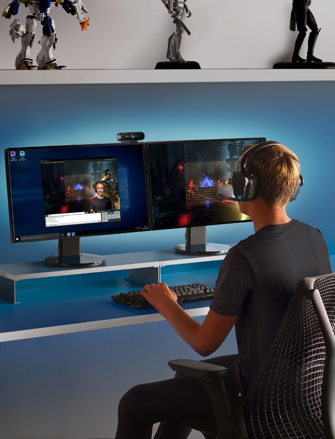 Webkamera Logitech Brio 4K Graphite grafitová farba Logitech Brio 4K, grafitová