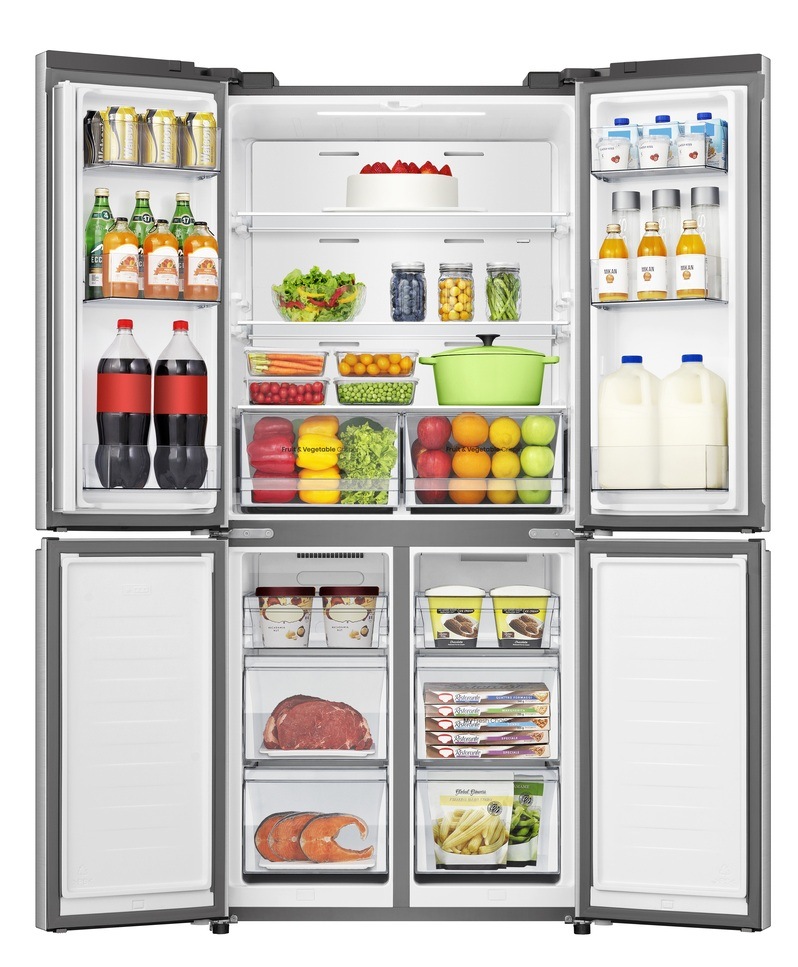 Americká chladnička Hisense RQ5P470SEIE nerez Americká chladnička Hisense RQ5P470SEIE, nerez, perfektná organizácia uložených potravín