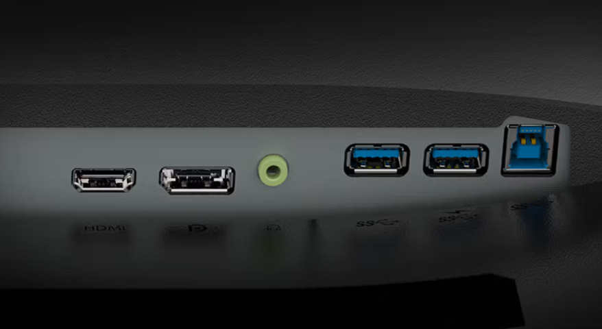 AOC U27E3UF boduje aj praktickosťou vďaka USB rozbočovaču