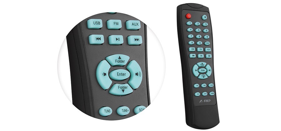Reproduktory Fenda F&D A140X 2.1, bluetooth, rádio, USB, dálkové ovládání čierne Reproduktory Fenda F&D A140X 2.1, bluetooth, rádio, USB, dálkové ovládání čierne