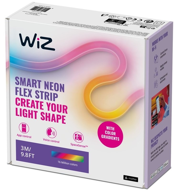LED pásik WiZ Neon Flex Strip Kit 3 m