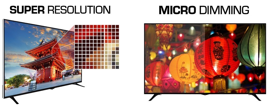 Televízor JVC LT-50VU7305 Televízia JVC LT-50VU7305, micro dimming, super resolution