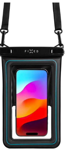 Puzdro na mobil športové FIXED FIXED Float Max, kvalitný uzamykací systém, IPX8 - čierne