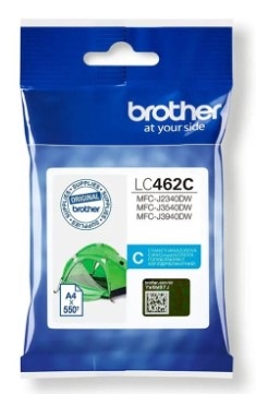 Cartridge Brother LC-462BC, 550 stran azúrová farba Cartridge Brother LC-462BC, 550 stran azúrová farba