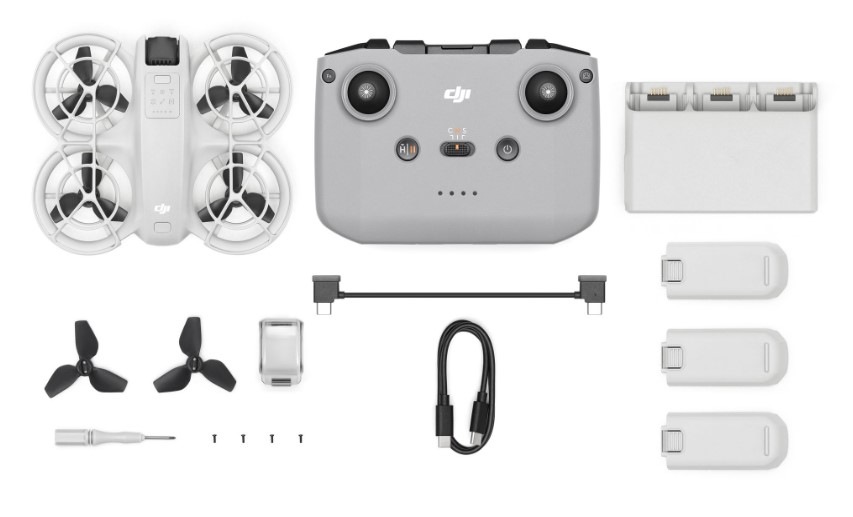 Dron DJI Neo Fly More Combo sivý Dron DJI Neo Fly More Combo sivý