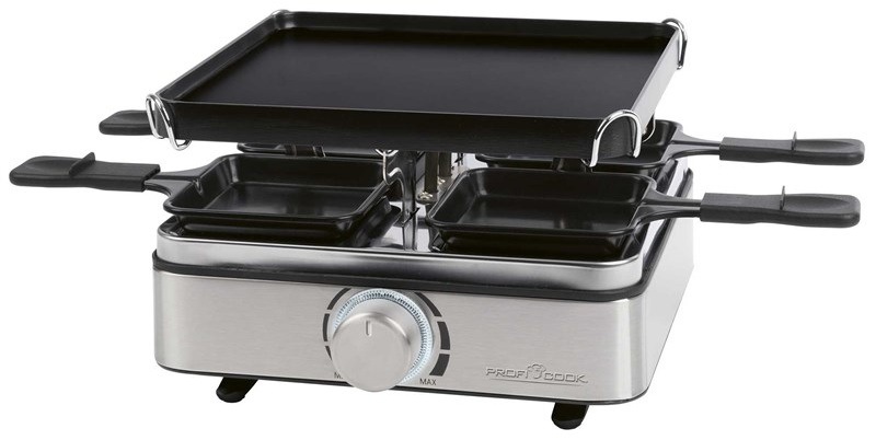 Gril ProfiCook RG 1301 zobrazený z čelnej strany mierne zhora