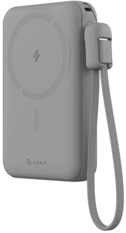 Powerbanka Adam Elements s MagSafe bezdrôtovým nabíjaním, s pútkom na zápästie.
