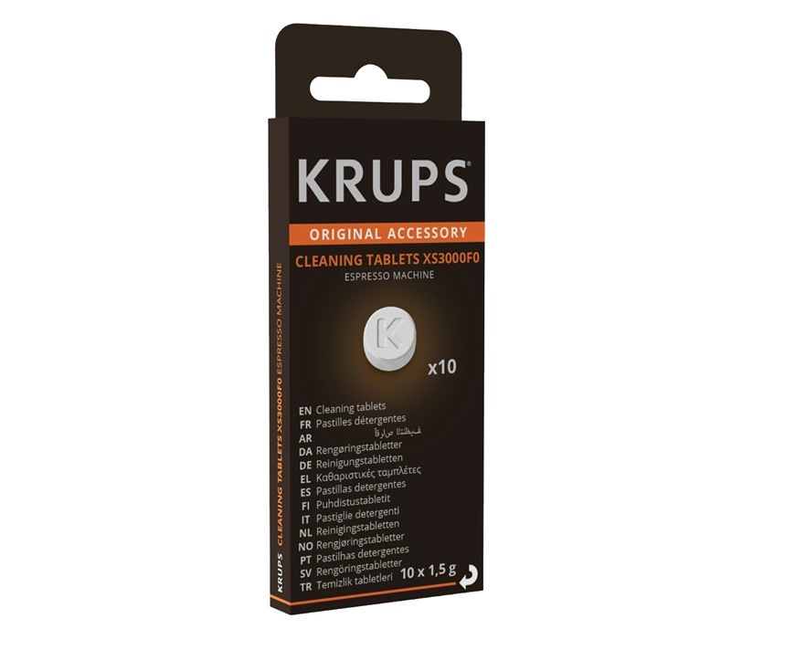 Čistiace tablety pre espressá Krups XS3000F1 Čistiace tablety Krups XS3000F1, 10 ks