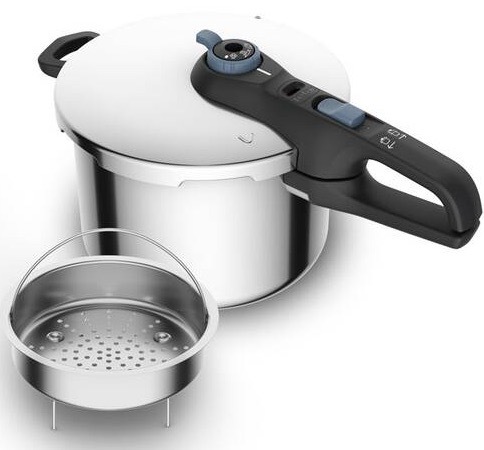 Tlakový hrniec Tefal Secure Trendy P2580701, 6 l nerez
