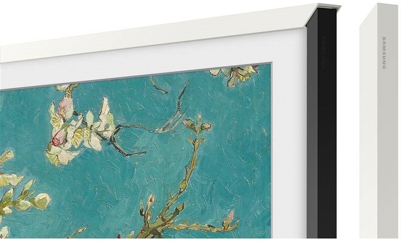 Výmenný rámček Samsung pro Frame TV s úhlopříčkou 32" (2023), Rovný design biely