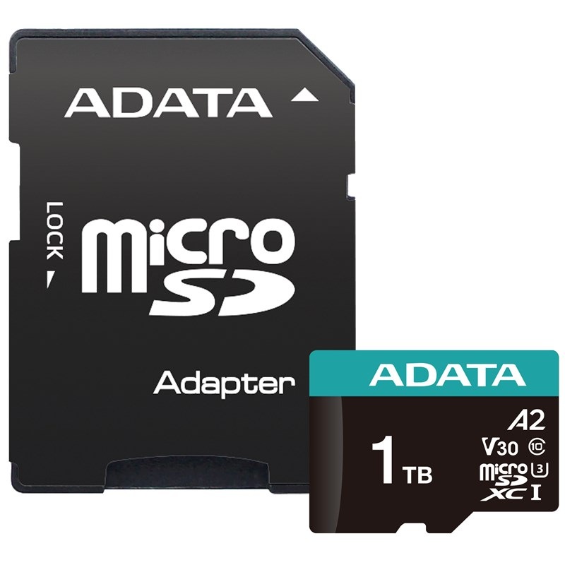 Pamäťová karta ADATA Premier Pro MicroSDXC 1TB UHS-I (100R/80W) + adaptér