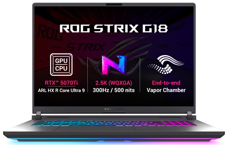 Prehľad grafiky RTX 5070 Ti, 300Hz displeja a chladenia Vapor Chamber