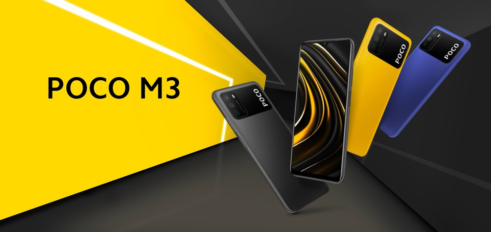 Mobilný telefón Poco M3 64 GB čierny Chytrý mobilní telefon Xiaomi Poco M3