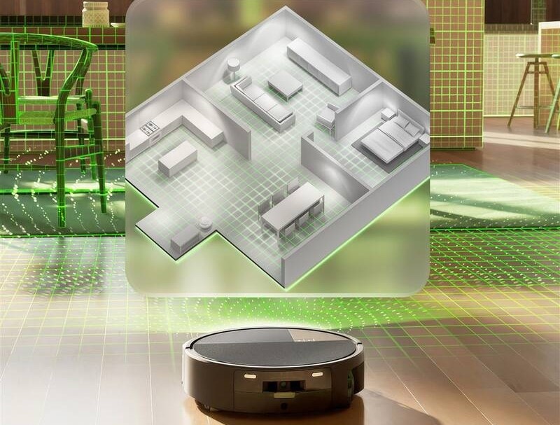 Robotický vysávač iRobot Roomba Max 775 Combo + AutoWash dock vďaka inteligentnej navigácii rozpozná v priestore všetky prekážky a inteligentne naplánuje trasu upratovania.