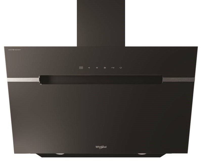 Odsávač pár Whirlpool WHVS 91F LT DP K, komínový, čierny