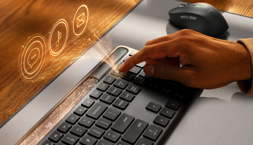 Klávesnica Logitech Signature Slim Solar+, US sivá Klávesnica Logitech Signature Slim Solar+, US sivá