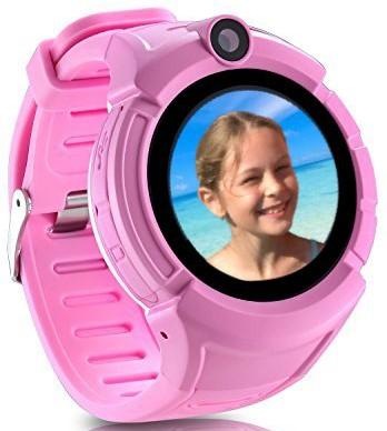 Inteligentné hodinky Carneo GuardKid+ GPS - detské ružové