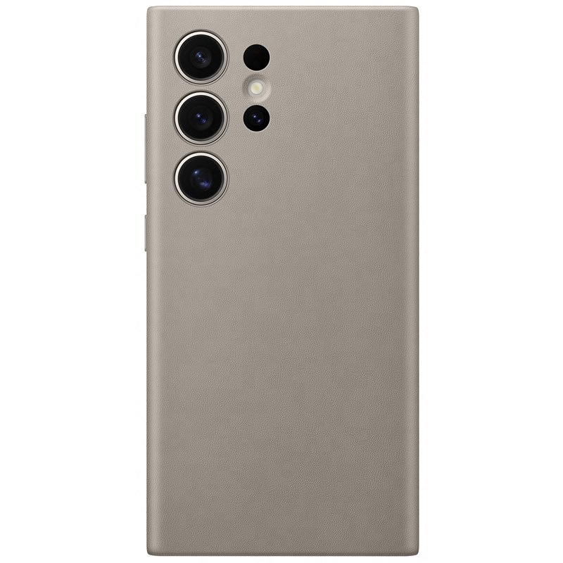 Kryt na mobil Samsung Vegan Leather na Galaxy S24 Ultra béžový