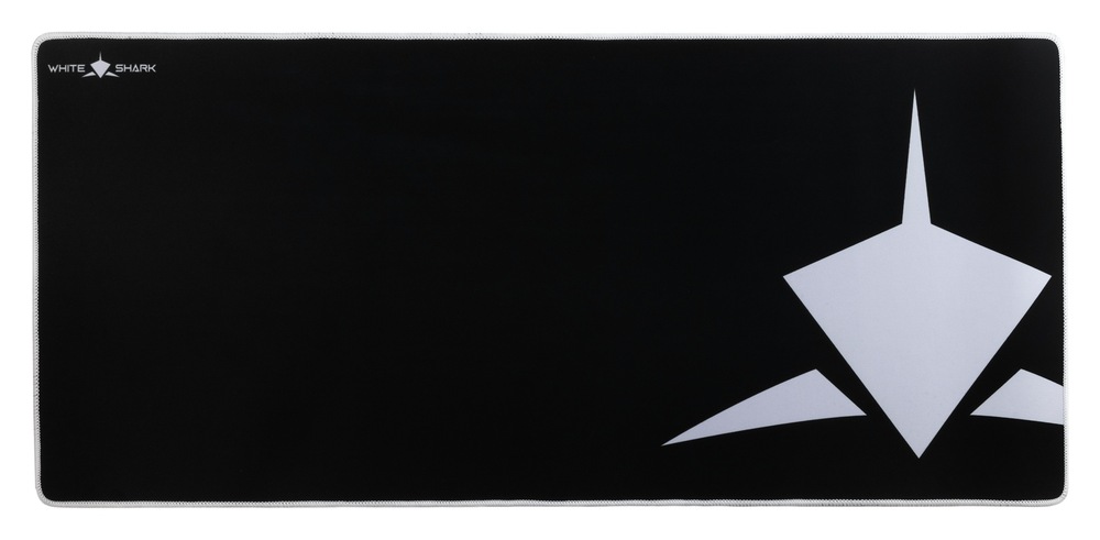 Podložka pod klávesnicu a myš White Shark SHARK XL, 80 × 35 cm čierna White Shark XL, 80 × 35 cm, černá