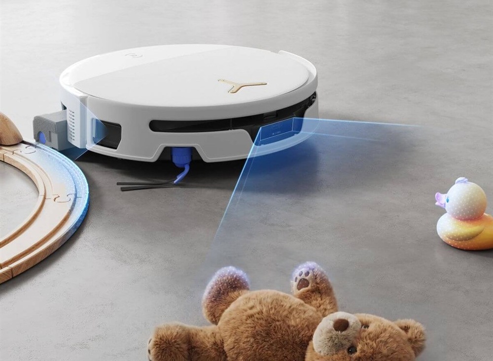 Robotický vysávač Ecovacs DEEBOT T90S PRO OMNI WHITE biely Robotický vysávač na obrázku používa pokročilú navigáciu na to, aby zmapoval priestor upratovania a starostlivo naplánoval svoje upratovanie. Ani rozhádzané hračky za krajinu ho nerozhádžu.