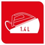 Žehliaci systém Tefal SV6116E0 Express Easy Objemná nádrž na vodu