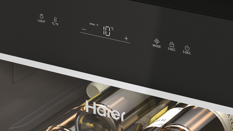 Vínotéka Haier HWS247GEH1 čierna/nerez Vínotéka Haier HWS247GEH1 čierna/nerez