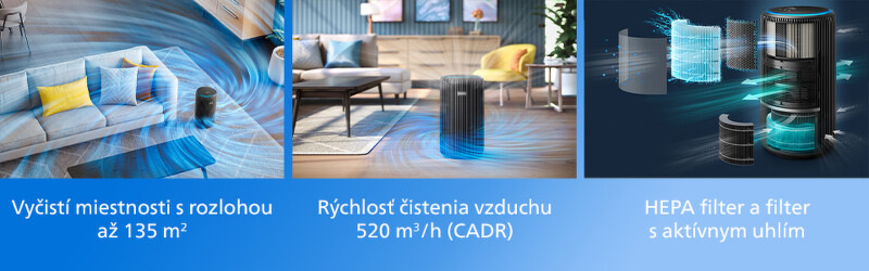 Čistička vzduchu Philips 3200 Series AC3221/13 sivá
