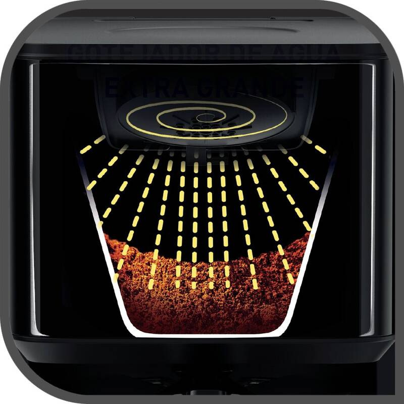 Kávovar Tefal Smart'n'light CM600810 čierny Tefal Smart'n'light CM600810, černá