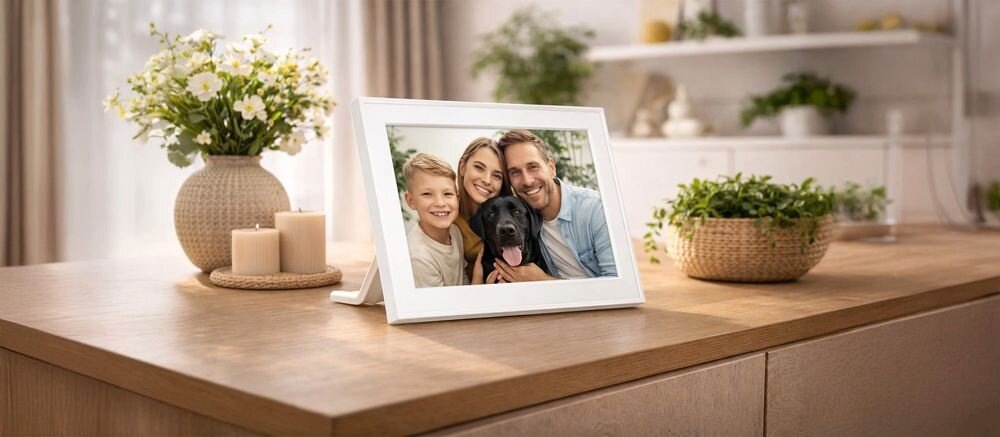 Elektronický fotorámček NAVITEL FR101 PRO biely Elektronický fotorámček NAVITEL FR101 PRO biely