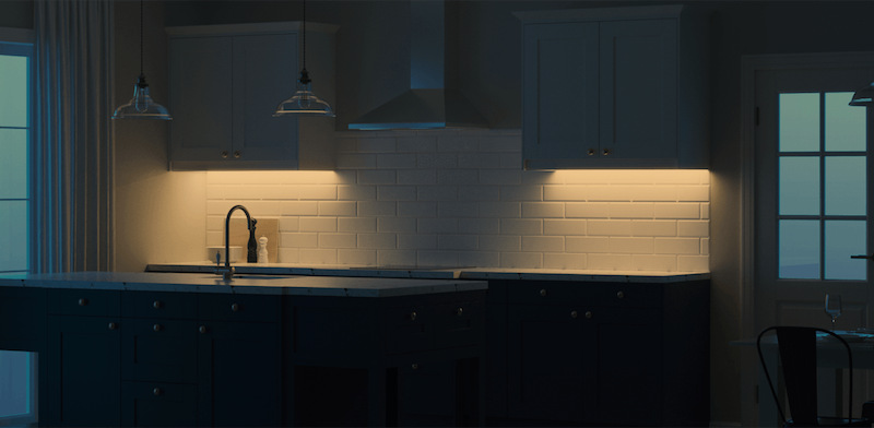 Svietidlá Yeelight Motion Sensor Closet Light A20 strieborné
