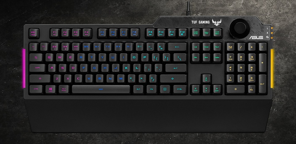 Klávesnica Asus TUF Gaming K1 - US čierna ASUS TUF Gaming K1