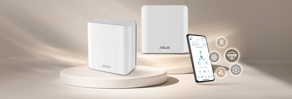 Kompletný Wi-Fi systém Asus ZenWi-Fi BD4 (3-pack) biely
