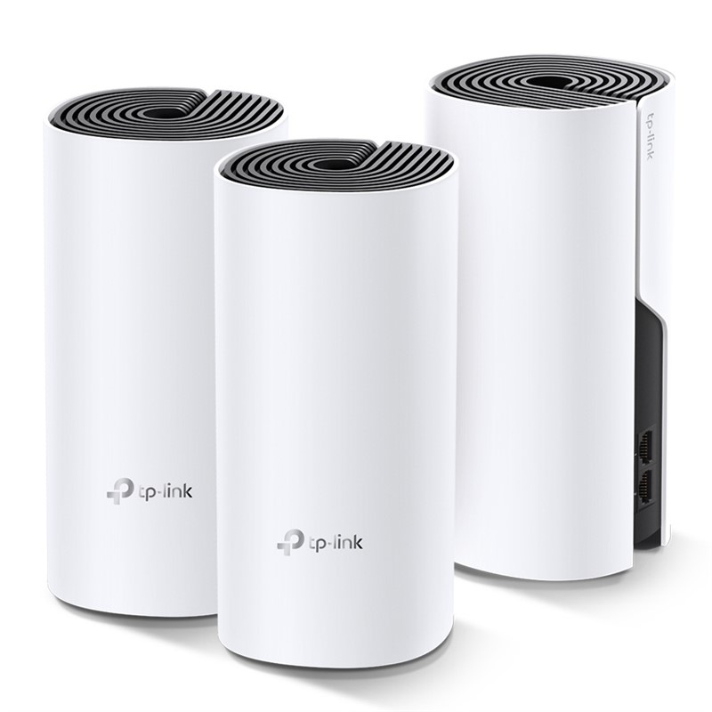 Kompletný Wi-Fi systém TP-Link Deco E4 (3 ks) biely Kompletný Wi-Fi systém TP-Link Deco E4 (3 ks) biely
