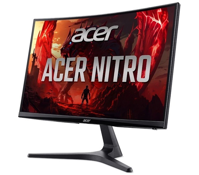 Herný monitor Acer Nitro ED240QP0bi čierny Detail obrázku monitora.