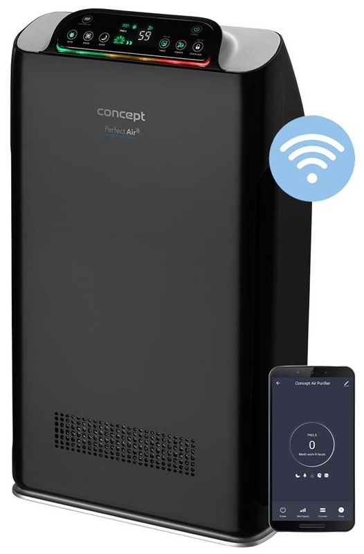 Čistička vzduchu Concept Perfect Air CA2000 čierna/strieborná