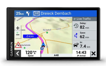 Navigačný systém GPS Garmin DriveSmart 66MT-S EU45 čierny Navigačný systém GPS Garmin DriveSmart 66MT-S EU45 čierny