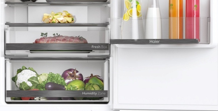 Chladnička s mrazničkou Haier HBW5719E biela Chladnička s mrazničkou Haier HBW5719E biela