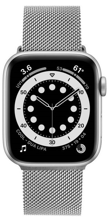Remienok FIXED Mesh Strap na Apple Watch 38/40/41mm strieborný FXDFIXMEST436SL_002