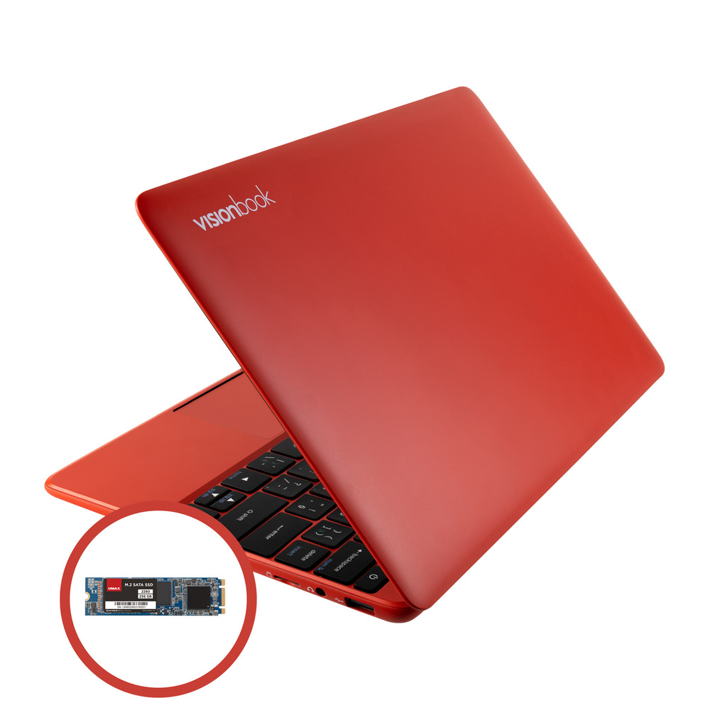Notebook Umax VisionBook 12WRX červený Notebook Umax VisionBook 12WRX červený