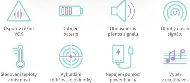 Detská elektronická pestúnka TrueLife NannyTone VM3 TrueLife NannyTone VM3