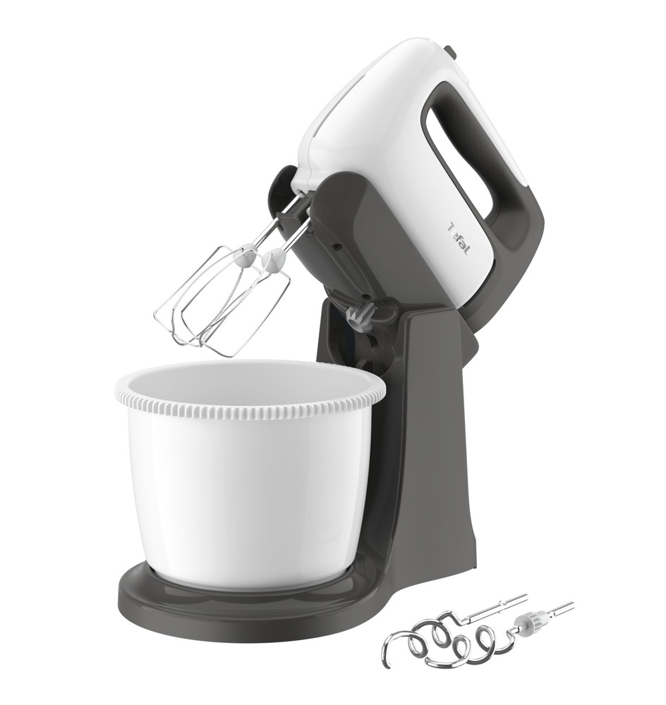Ručný šľahač s misou Tefal Prep'Mix+ HT464138 biely