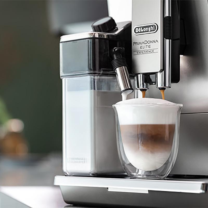 Automatický kávovar De'Longhi PrimaDonna Elite ECAM 650.85.MS strieborný Espresso De'Longhi ECAM 650.85.MS PrimaDonna Elite