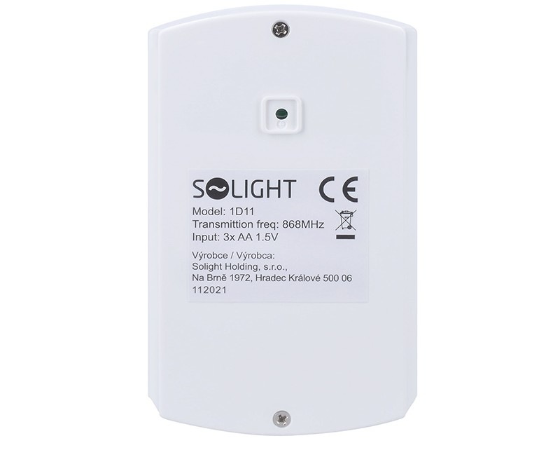 Detektor pohybu Solight GSM Alarm biely Detektor pohybu Solight GSM Alarm s odosielaním upozornení na mobilný telefón