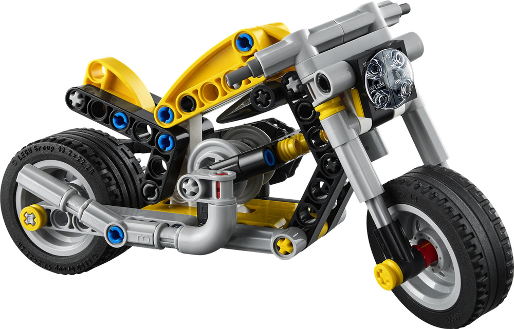 Stavebnica LEGO® Technic 42225 Žlutá motorka Aplikácia LEGO Builder uľahčuje stavanie pomocou 3D návodu a umožňuje model prezerať z rôznych uhlov.